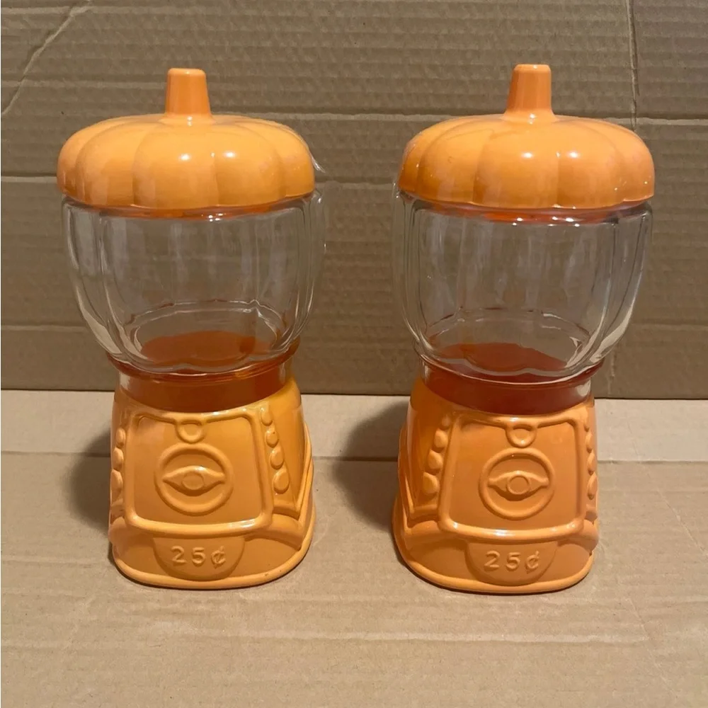 Target Orange Pumpkin Glass Gumball Machine 2